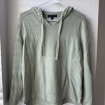 Banana Republic  GREEN SWEATER PULLOVER HOODIE SIZE LARGE EUC Photo 0