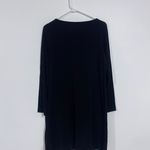 Eileen Fisher Tencel Lyocell Black Long Sleeve Dress Photo 5