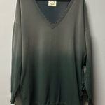 Electric & Rose Kendall Sweatshirt Mini Dress Green Large Photo 0