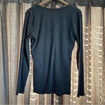 Old Navy  Maternity Gray Ribbed Long Sleeve Henley Size Large Photo 8