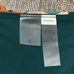 New CALIA Women's Low Rise V Swim Bottoms in a jungle green and floral print. XL Red Photo 4