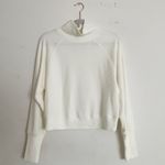 Alo Yoga  Waffle Weekend Escape Mock Neck Long Sleeve Ivory S Photo 1
