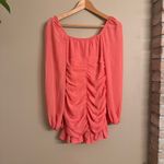 REVOLVE | MORE TO COME Petra Ruched‎ Mini Dress Pink Size XXS Photo 5