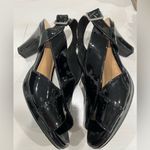 Easy Street ‎ black patent faux leather slingback dress heels size 9 Photo 5