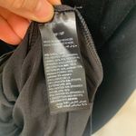 White House | Black Market  black velvet gold embroidered shift dress medium petite Photo 7