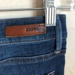 EXPRESS  Dark Wash Mid Rise‎ Legging Denim Jeans Photo 7