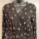 American Rag  Cie black floral mini dress Photo 1