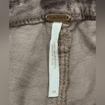 Free People  Velvet Crop Pants, Mauve, Size 28 Photo 9