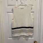 Vtg Marisa Christina Woman 1x Retro Big Button Cardigan Tank Open Sweater Set Black Photo 4