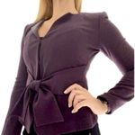 Armani Collezioni Armani Giorgio Jacket Armani Collezzioni Eggplang front twist blazer Photo 17