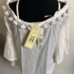 #317 FIGUE The Anita Cotton Top White Photo 6