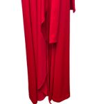 Vintage Ayes Unlimited Maxi Dress M/L True Wrap Gown Party Event Christmas Red Size M Photo 4