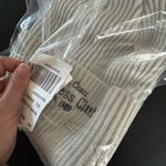 Anthropologie NWT Daily Practice by  Sport Club Ribbed Beanie light grey 1989 Photo 2