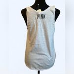 PINK - Victoria's Secret  White Sequin Heart Tank Top Photo 4