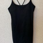 Fabletics  Women Size Medium Bailey crossed back black active stretchy mini dress Photo 0