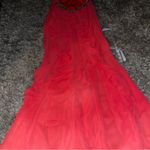 Blondie Nites  coral prom dress size 1 Photo 7