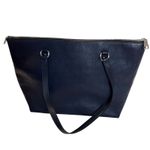 Coach Navy Perforated Leather Gallery Tote Shoulder Bag Style 1499 Photo 5