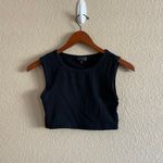 Topshop Black Crop Top Photo 1
