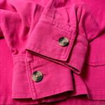 ZARA  CROPPED‎ COTTON Pink Jacket /Over shirt
 Size M Photo 12