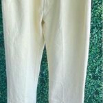 RE/DONE NWT - 70’s Bootcut Jeans | Soft Yellow/Cream Color | Sz 25 Tall | Rare Photo 8
