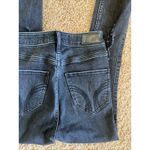 Hollister  Black Distressed Ripped Ultra High Rise Super Skinny Denim Jeans 00S Photo 8