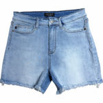 Judy Blue  Light Wash Cutoff Denim Shorts Womens Large Photo 0