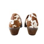 Yellow Box NEW Laynee Leather Cow Hair Shooties Ankle Boooties Brown Size 7.5 Photo 6