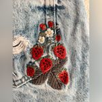 Arizona Jeans Arizona Jean Co. Floral Denim Shorts size 13 highest rise Photo 3