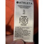 Athleta NWT  Breezy V-Neck Short Sleeve T-Shirt XL Orange Lightweight Scoop Tee Photo 5