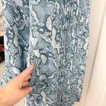 Zadig & Voltaire  Rougi Snake Dress Blue Sz L Photo 7