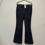 Spanx  NWT Denim Flare Jeans in Raw Indigo Wash Size Medium Petite Photo 1