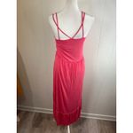 Caslon  from Nordstrom ruffle knit dress in size small. Honey pink. High low hem Photo 2