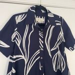 Anthropologie by  The Pollie Navy Short-Sleeve‎ Swing Tunic Mini Dress Size XS Photo 5