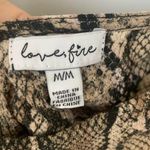 Love, Fire Snakeskin Cowl Top Photo 1