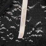 Free People Black Lace Peplum Open Back Top XS Photo 14