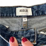 AGOLDE Parker Organic Cotton Denim Jean Shorts Button Fly Cut Off 28 Photo 4