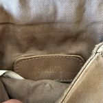 Tignanello Mini Crossbody Leather Purse Bag Handbag Classic Beige Brown Tan Photo 6