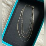 Golden layered chain necklace Photo 2
