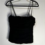 Reformation Orion Ruched Cotton Top Size 8 Photo 1