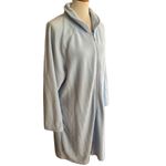 Soft Baby Blue Long Zippered Robe Size XL Blue Photo 2