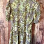 Leslie Fay  Lavender Tie Detail Cottage Core‎ Midi Dress Size 12 Photo 7