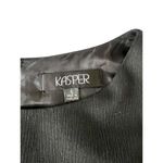 Kasper Women's Long Black Ruffle Bottom Dress Photo 2