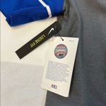 Nike Womens  Dry Short Sleeve Button Down Shirt Gray Sz SM MLB Kansas City Royals Photo 2