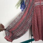 Lucky Brand  print boho top with mixed print Photo 2