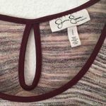 Jessica Simpson striped longsleeve top L Photo 2