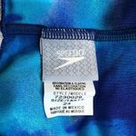 Speedo  Blue Abstract Print One Piece Swimsuit Photo 7