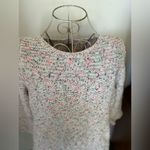 Chico's Chico’s size 1 multicolor 3/4 sleeve sweater M 92% cotton Photo 10