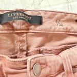 Liverpool Los Angeles The Hugger Skinny Pink Mid Rise Denim Jeans Pants Sz 6/28 Photo 3