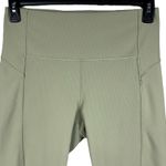 Calia by Carrie Calia Large High Rise 7/8 Leggings Wicking Ribbed Pocket Stay the Path Sage Photo 1