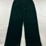 Old Navy Dark Bottle Green Stretch Velvet Taylor Wide Leg Trouser M Photo 0